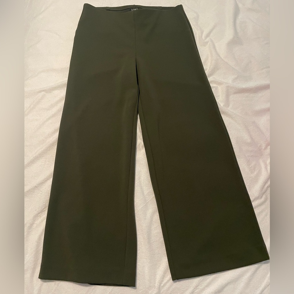 High waisted cropped pull on pants